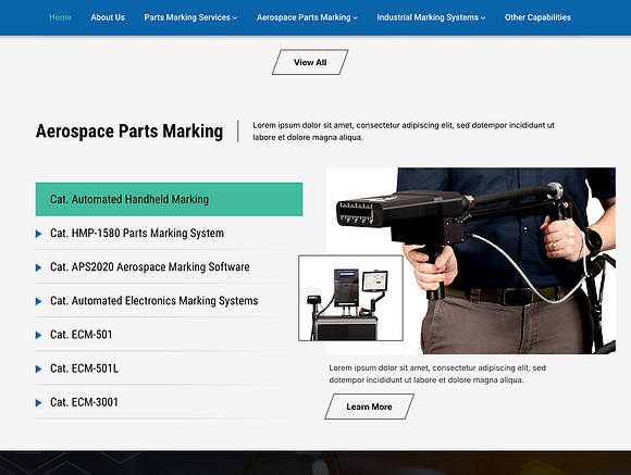 Automation Plus website imprinting