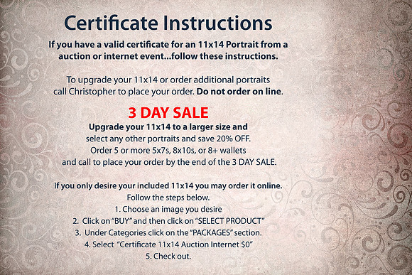 Auction Internet Cert instructions
