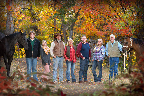 At-Home Fall Family Portrait late afternoon October 343C0300
