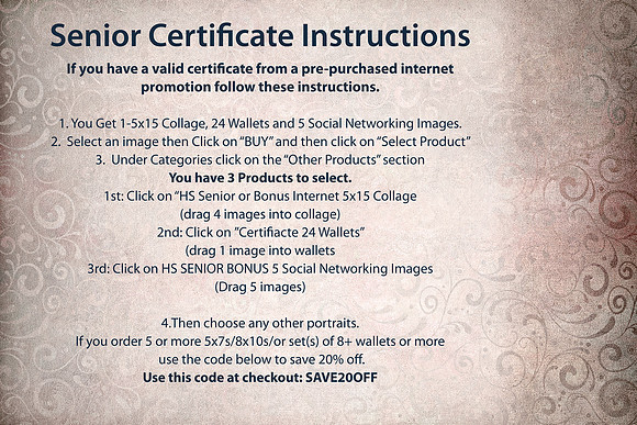 SENIOR Auction Internet Cert instructions