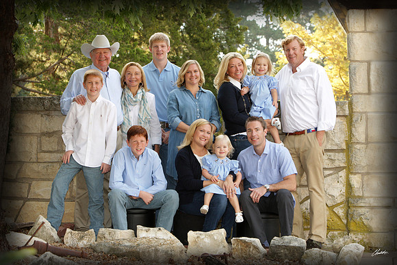 At-Home Fall Family Portrait Douglas, KS